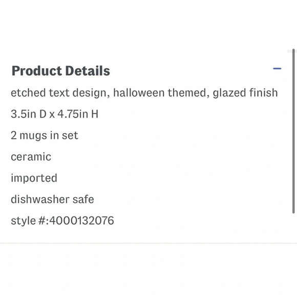 Rae Dunn “Romeo and Ghoulet” Halloween Mugs Set of 2 Black & Red His & Hers New - Picture 7 of 7